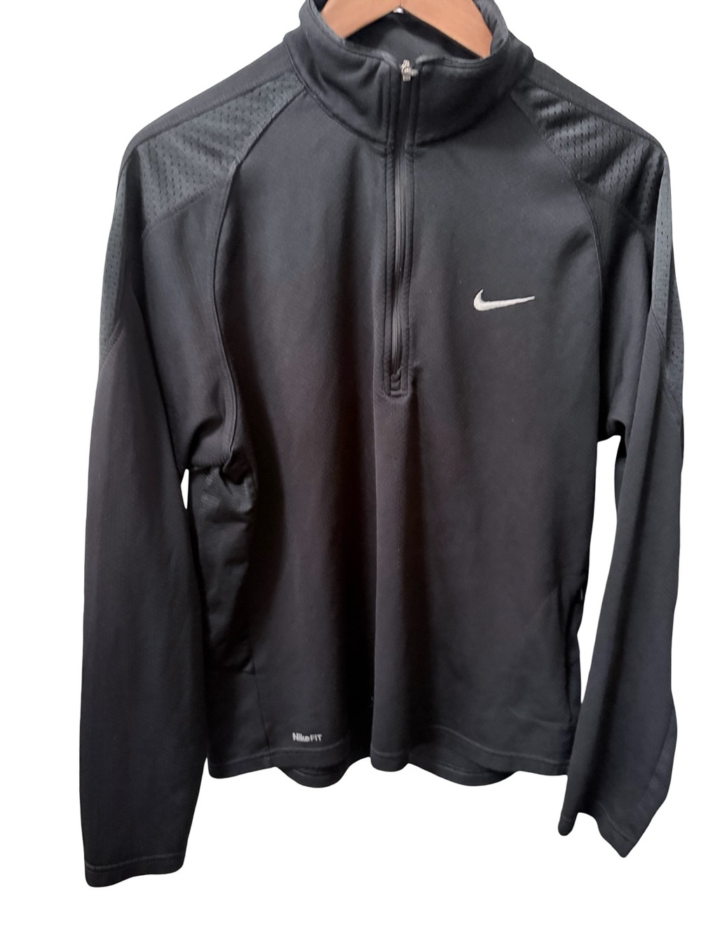 Nike Black Half-Zip Performance Pullover Jacket
